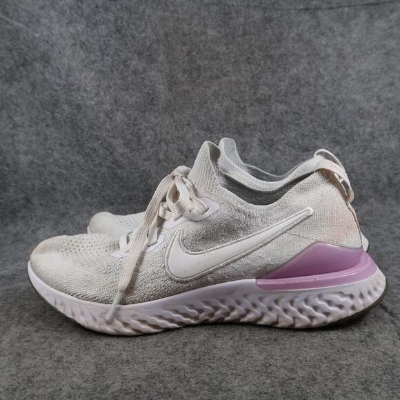 Nike Shoes Womens 9 Epic React Flyknit Running Sneakers Athletic Trainer Comfort - Picture 4 of 11